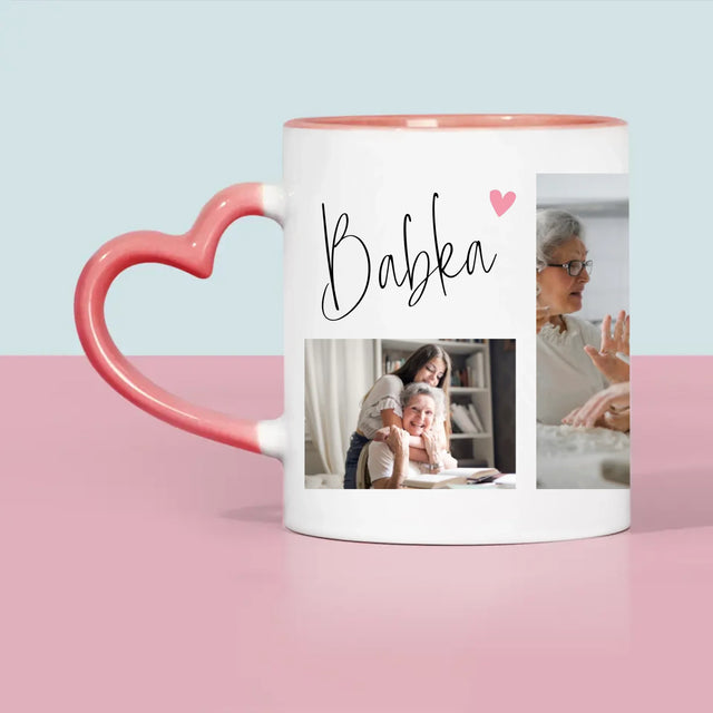 Fotokolaż: Babciu Kocham Cię - Kubek z Nadrukiem | SK