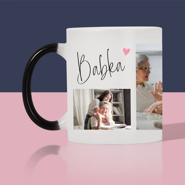 Fotokolaż: Babciu Kocham Cię - Kubek z Nadrukiem | SK