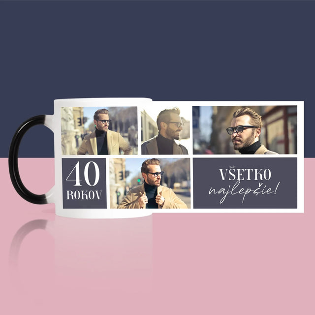 Fotokolaż: Urodziny Najlepszego - Kubek z Nadrukiem | SK
