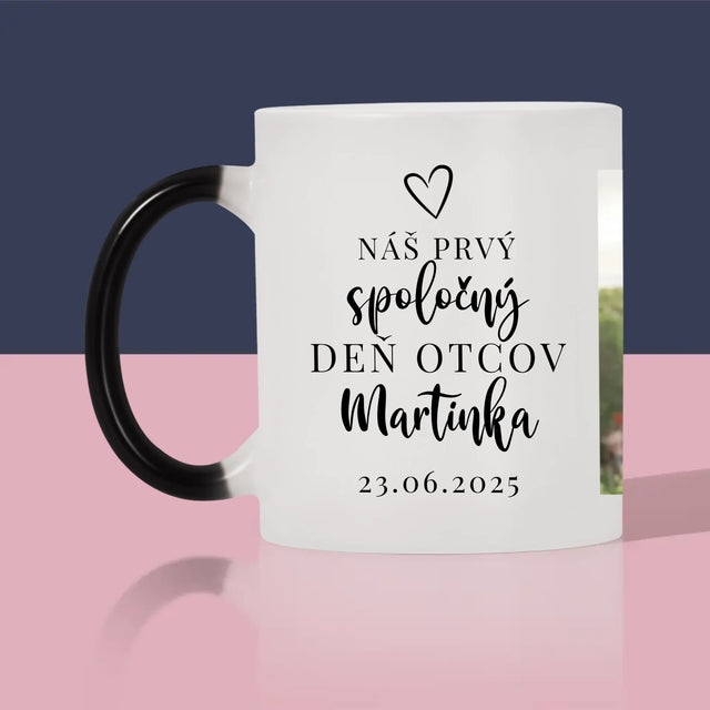 Zdjęcie I Podpis: Pierwszy Dzień Tatusia - Kubek z Nadrukiem | SK