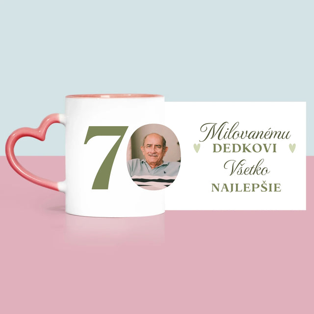 Zdjęcie I Podpis: Kochanemu Dziadkowi Wszystkiego Najlepszego - Kubek z Nadrukiem | SK