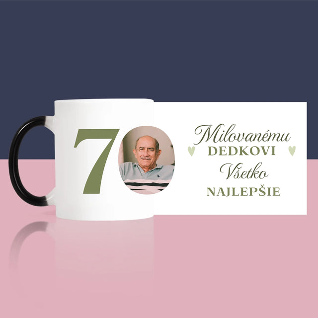 Zdjęcie I Podpis: Kochanemu Dziadkowi Wszystkiego Najlepszego - Kubek z Nadrukiem | SK