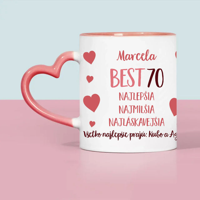 Fotokolaż: Best 70 - Kubek z Nadrukiem | SK