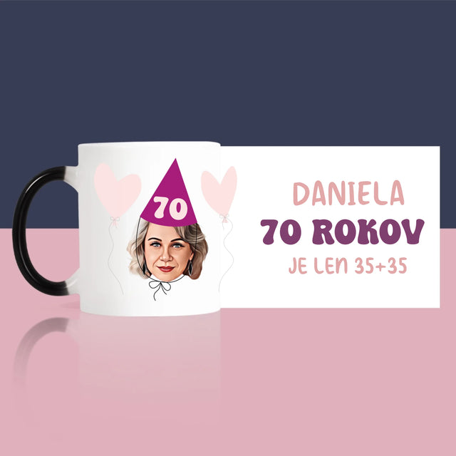 Twoja Postać: Urodzinowy Portret - Kubek z Nadrukiem | SK