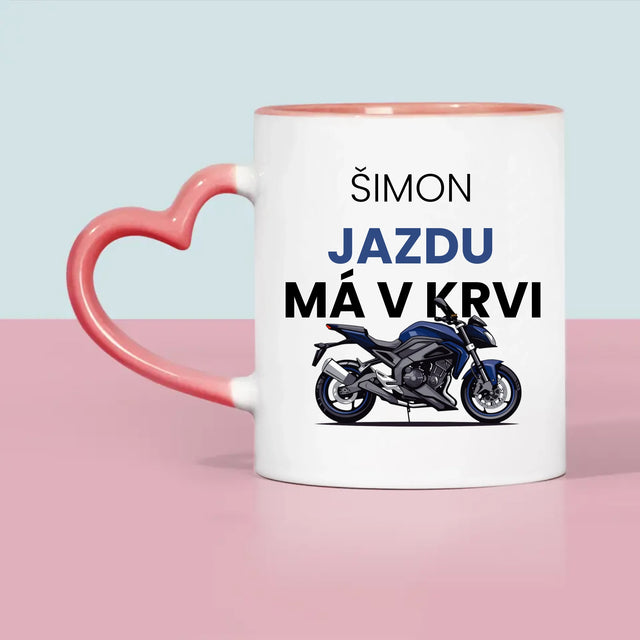 Fotokolaż: Ma Jazdę We Krwi - Kubek z Nadrukiem | SK