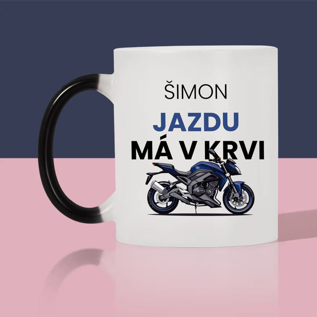 Fotokolaż: Ma Jazdę We Krwi - Kubek z Nadrukiem | SK
