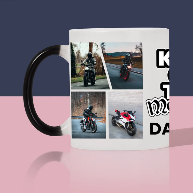 Fotokolaż: King Of The Motorcycle - Kubek z Nadrukiem | SK