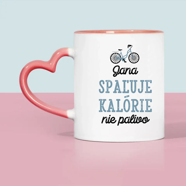 Fotokoláž: Spaľuje Kalórie, Nie Palivo - Hrnček