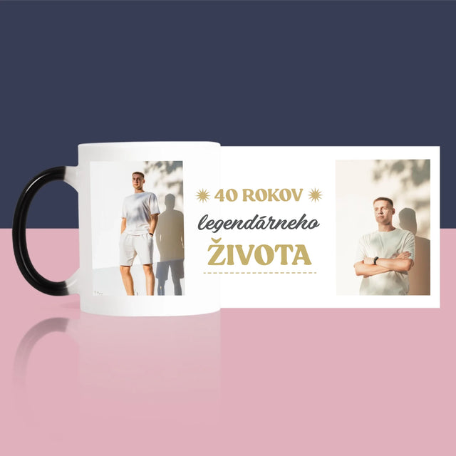 Fotokoláž: 40 Rokov Legendárneho Života - Hrnček