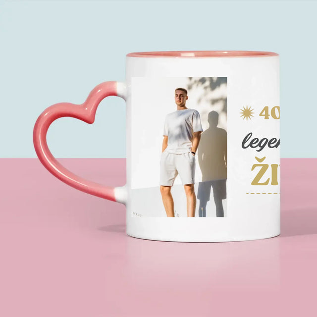 Fotokoláž: 40 Rokov Legendárneho Života - Hrnček