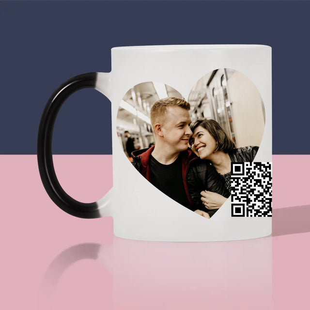 Fotografia A Podpis: Naša Pesnička Srdce Qr Kód - Hrnček
