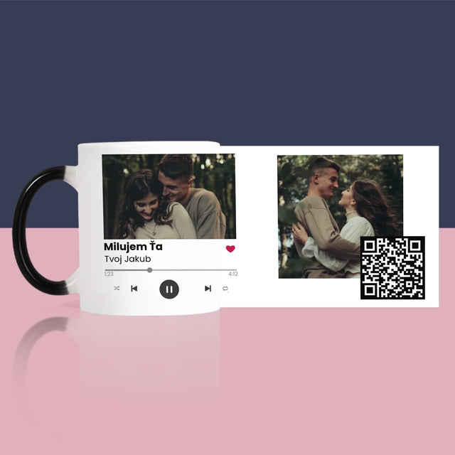 Fotografia A Podpis: Spotify S Qr Kódom - Hrnček