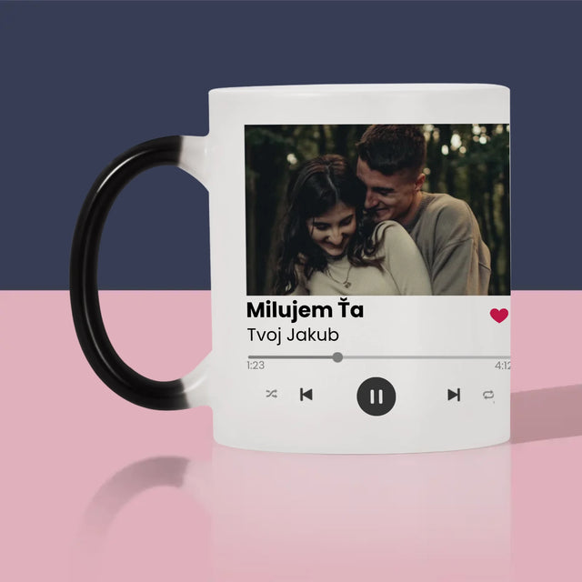 Fotografia A Podpis: Spotify S Qr Kódom - Hrnček