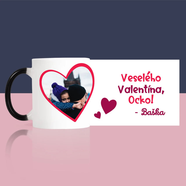 Fotografia A Podpis: Valentínka Pre Ocka - Hrnček