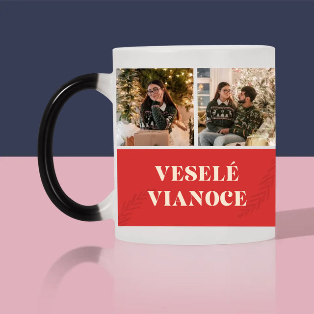 Fotokoláž: Vianočné Fotografie - Hrnček