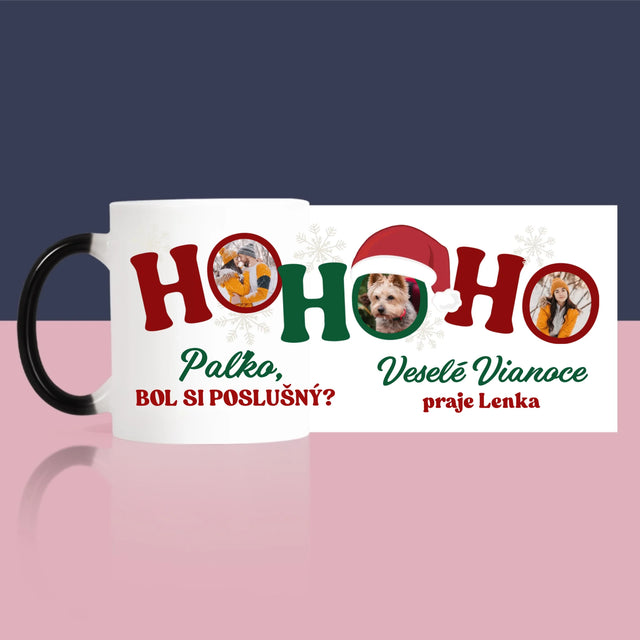 Fotokoláž: Ho Ho Ho - Hrnček
