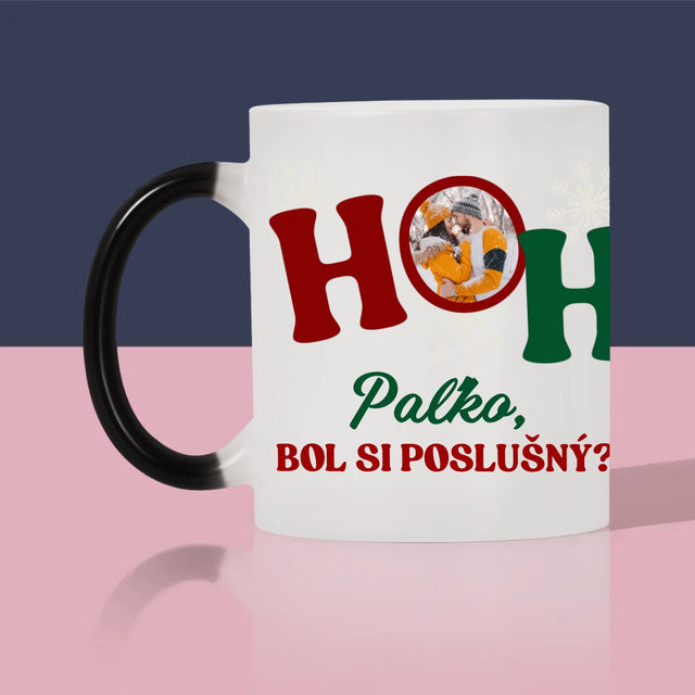 Fotokoláž: Ho Ho Ho - Hrnček