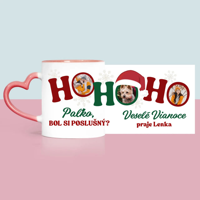 Fotokoláž: Ho Ho Ho - Hrnček