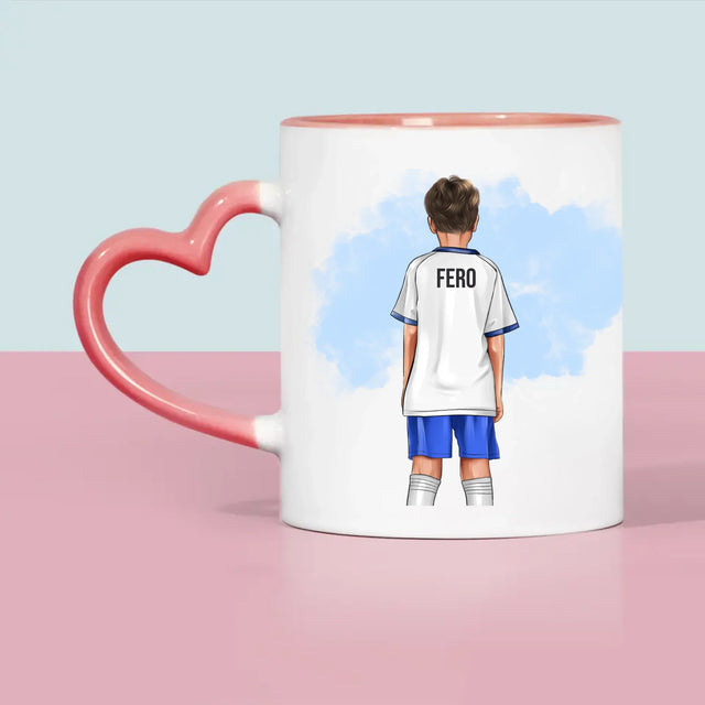 Tvorenie Postavy: Malý Futbalista - Hrnček