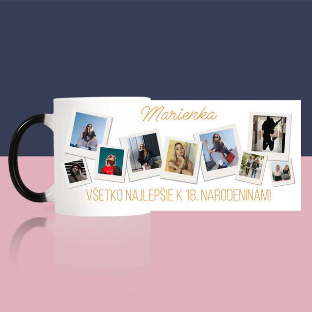 Fotokoláž: Narodeninové Priania - Hrnček