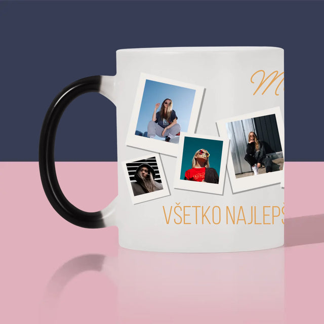 Fotokoláž: Narodeninové Priania - Hrnček