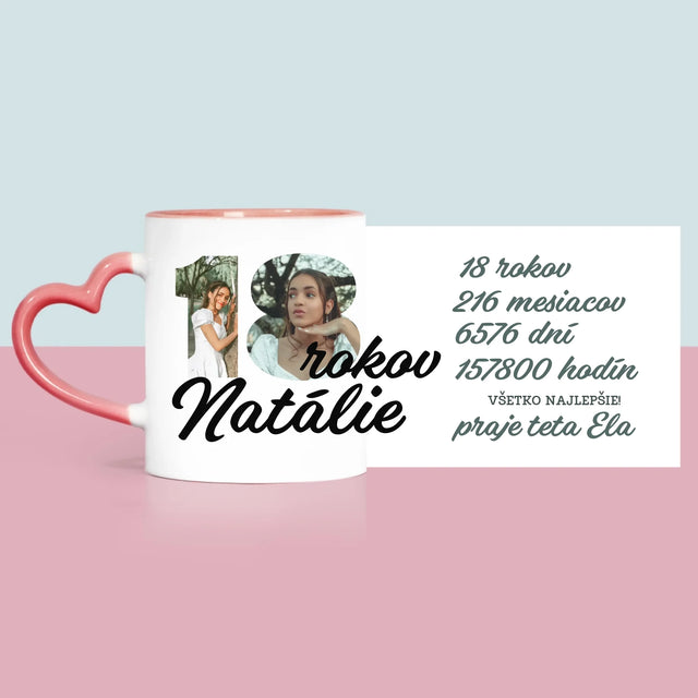 Slovo Z Fotografií: 18 Rokov Odpočítavanie - Hrnček