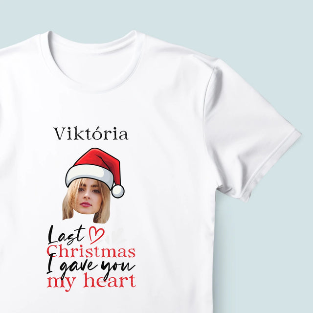Fotografia A Podpis: Last Christmas I Gave You My Heart - Pánske Tričko