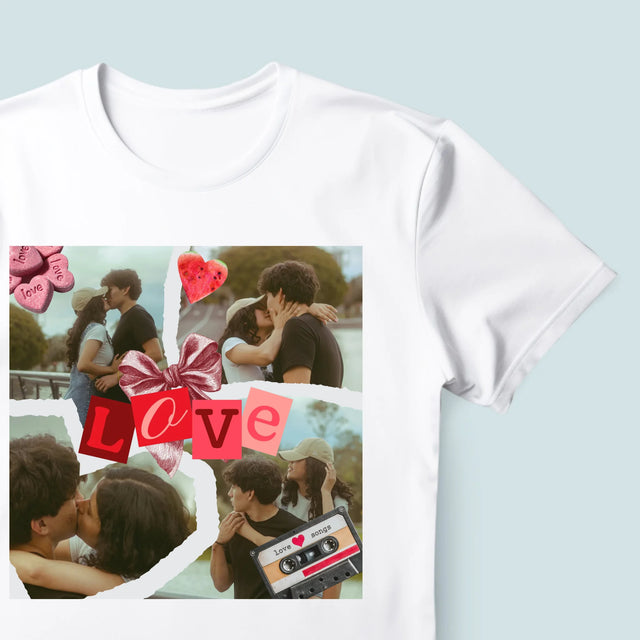 Fotokoláž: Love Retro - Pánske Tričko