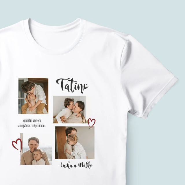 Fotokoláž: Tatino - Pánske Tričko