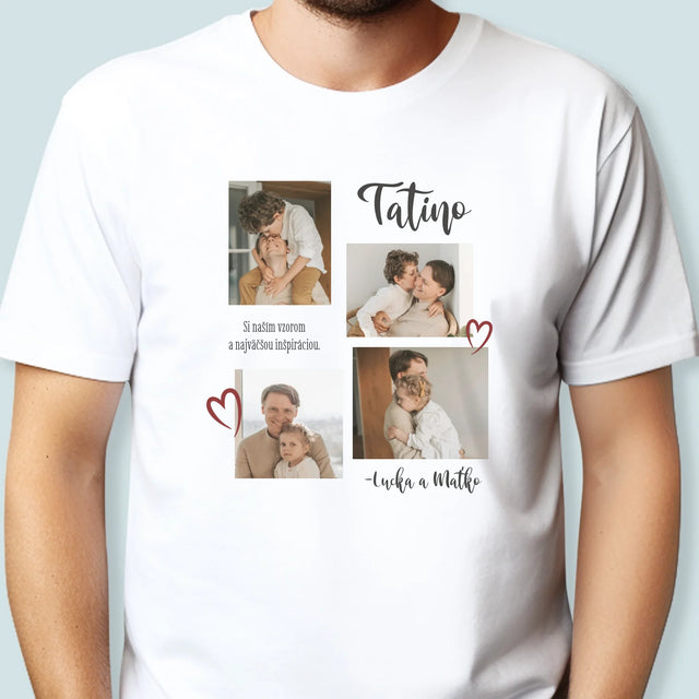 Fotokoláž: Tatino - Pánske Tričko