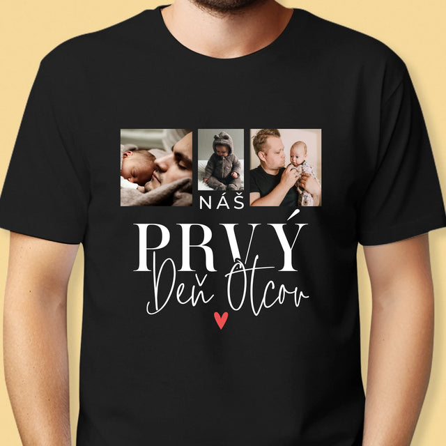 Fotokoláž: Na Prvý Deň Otcov - Pánske Tričko