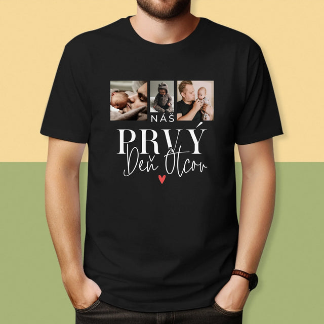 Fotokoláž: Na Prvý Deň Otcov - Pánske Tričko