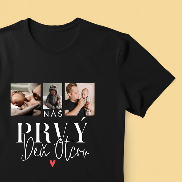 Fotokoláž: Na Prvý Deň Otcov - Pánske Tričko