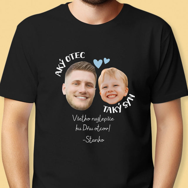 Tvoja Postava: Aký Otec, Taký Syn - Pánske Tričko