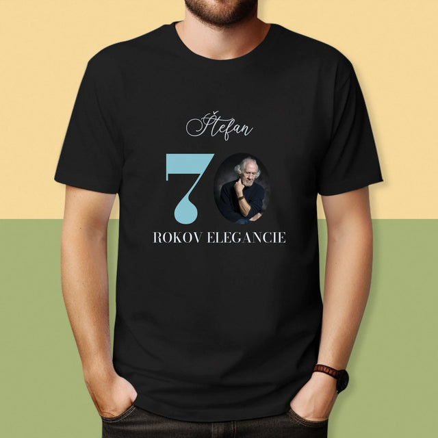 Fotografia A Podpis: 70 Rokov Elegancie - Pánske Tričko