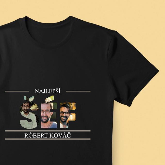 Slovo Z Fotografií: Najlepší Šéf 2 - Pánske Tričko