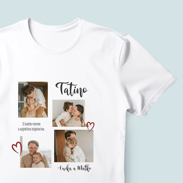 Fotokoláž: Tatino - Pánske Tričko