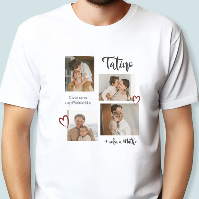 Fotokoláž: Tatino - Pánske Tričko