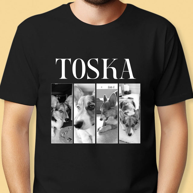 Fotokoláž: Klasický Bootleg S Domácim Miláčikom - Pánske Tričko