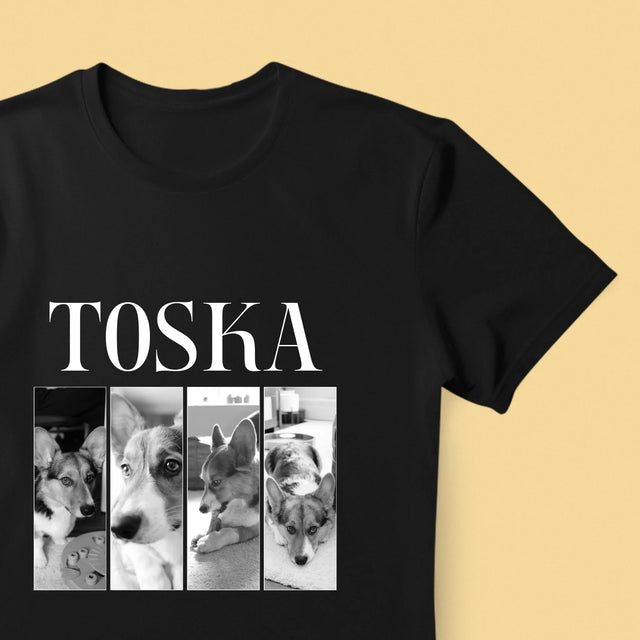 Fotokoláž: Klasický Bootleg S Domácim Miláčikom - Pánske Tričko