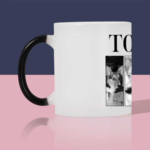 Fotokoláž: Klasický Bootleg S Domácim Miláčikom - Hrnček