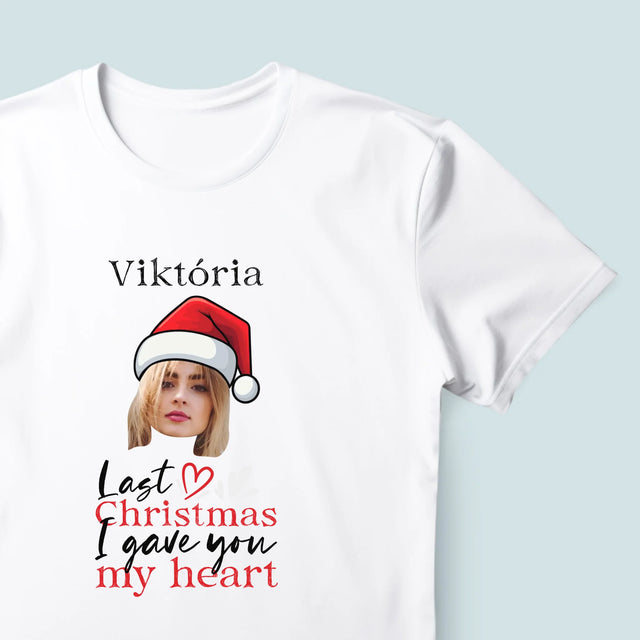 Fotografia A Podpis: Last Christmas I Gave You My Heart - Pánske Tričko