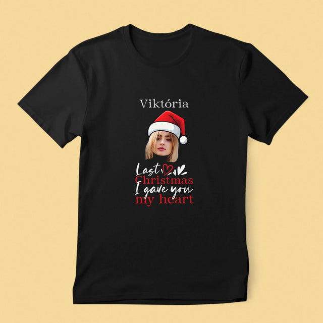 Fotografia A Podpis: Last Christmas I Gave You My Heart - Pánske Tričko