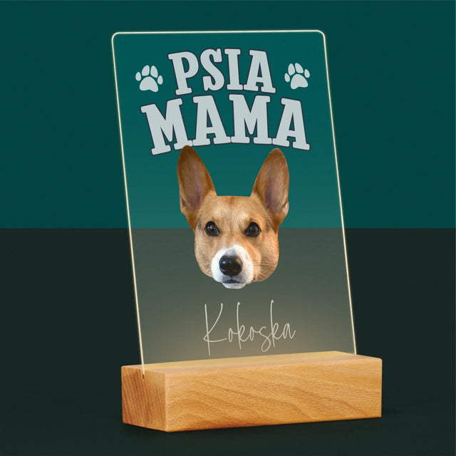 Tvoja Postava: Psia Mama - Tlač Na Akrylové Sklo 