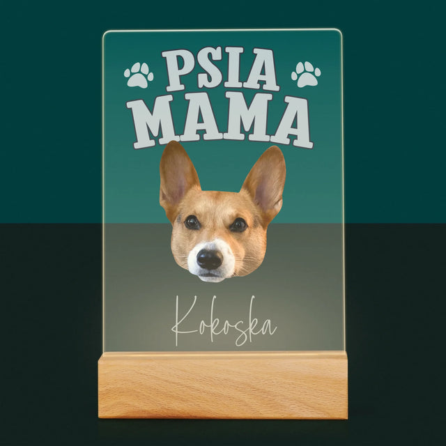 Tvoja Postava: Psia Mama - Tlač Na Akrylové Sklo 