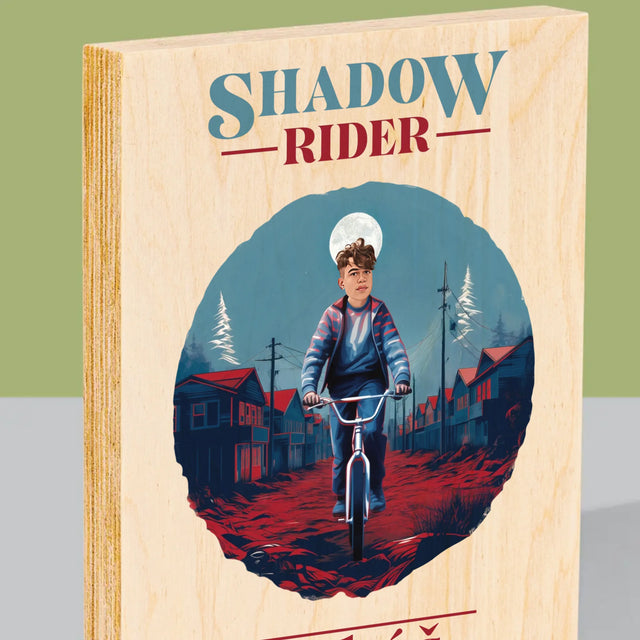 Tvoja Postava: Shadow Rider - Tlač Na Drevo (Vertikálne)