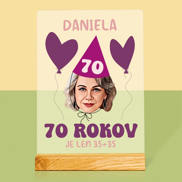 Tvoja Postava: Narodeninový Portrét - Tlač Na Akrylové Sklo 