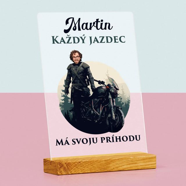 Tvoja Postava: Každý Jazdec - Tlač Na Akrylové Sklo 