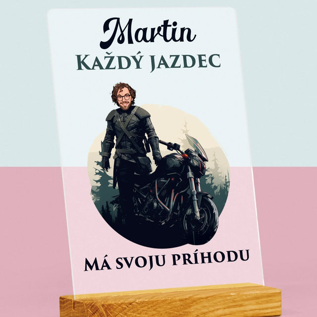 Tvoja Postava: Každý Jazdec - Tlač Na Akrylové Sklo 